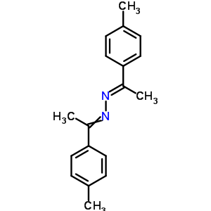 1-(4-甲基苯基)-, 2-[1-(4-甲基苯基)亞乙基]肼酮乙酮結(jié)構(gòu)式_21399-33-7結(jié)構(gòu)式