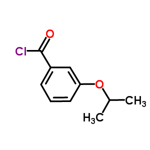 3-異丙氧基苯甲酰氯結(jié)構(gòu)式_214847-64-0結(jié)構(gòu)式