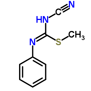 (Z)-1-氰基-2-甲基-3-苯基異硫脲結(jié)構(gòu)式_21504-96-1結(jié)構(gòu)式