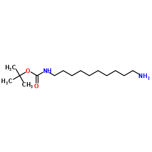 1-Boc-1,10-diaminodecaneStructure,216961-61-4Structure 1-Boc-1,10-diaminodecane Structure,216961-61-4Structure