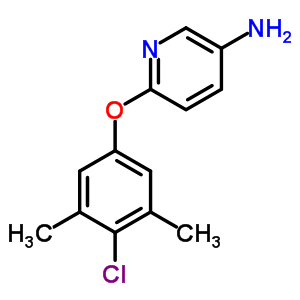 6-(4-Chloro-3,5-dimethylphenoxy)pyridin-3-amineStructure,218457-66-0Structure 6-(4-Chloro-3,5-dimethylphenoxy)pyridin-3-amine Structure,218457-66-0Structure