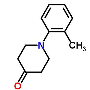 1-(2-甲基苯)哌啶-4-酮結(jié)構(gòu)式_218610-72-1結(jié)構(gòu)式