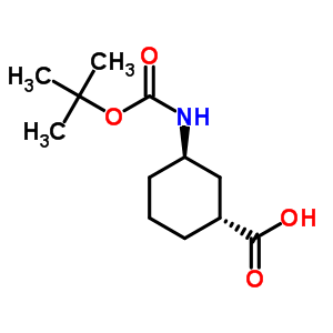 Boc-trans-1,3-aminocyclohexane carboxylic acidStructure,218772-92-0Structure Boc-trans-1,3-aminocyclohexane carboxylic acid Structure,218772-92-0Structure