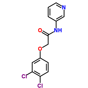 2-(3,4-Dichlorophenoxy)-n-pyridin-3-yl-acetamideStructure,21897-04-1Structure 2-(3,4-Dichlorophenoxy)-n-pyridin-3-yl-acetamide Structure,21897-04-1Structure