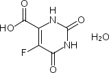 5-氟乳清酸一水結構式_220141-70-8結構式