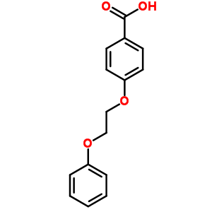 Benzoic acid,4-(2-phenoxyethoxy)-Structure,22219-63-2Structure Benzoic acid,4-(2-phenoxyethoxy)- Structure,22219-63-2Structure