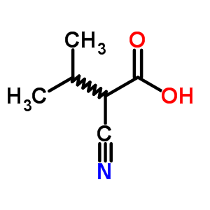 Butanoic acid,2-cyano-3-methyl-Structure,22426-27-3Structure Butanoic acid,2-cyano-3-methyl- Structure,22426-27-3Structure
