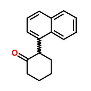 Cyclohexanone,2-(1-naphthalenyl)-Structure,22591-15-7Structure Cyclohexanone,2-(1-naphthalenyl)- Structure,22591-15-7Structure