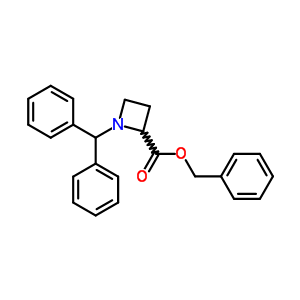 Benzyl n-diphenylmethyl-2-azetidinecarboxylateStructure,22742-42-3Structure Benzyl n-diphenylmethyl-2-azetidinecarboxylate Structure,22742-42-3Structure