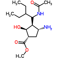 (1S,2s,3r,4r)-methyl 3-((r)-1-acetamido-2-ethylbutyl)-4-amino-2-hydroxycyclopentanecarboxylateStructure,229615-05-8Structure (1S,2s,3r,4r)-methyl 3-((r)-1-acetamido-2-ethylbutyl)-4-amino-2-hydroxycyclopentanecarboxylate Structure,229615-05-8Structure