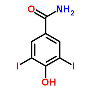 3,5-Diiodo-4-hydroxybenzamideStructure,2315-78-8Structure 3,5-Diiodo-4-hydroxybenzamide Structure,2315-78-8Structure