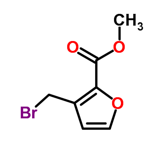 3-(溴甲基)-2-糠酸甲酯結(jié)構(gòu)式_23268-19-1結(jié)構(gòu)式