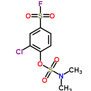 Sulfamic acid,n,n-dimethyl-, 2-chloro-4-(fluorosulfonyl)phenyl esterStructure,23383-88-2Structure Sulfamic acid,n,n-dimethyl-, 2-chloro-4-(fluorosulfonyl)phenyl ester Structure,23383-88-2Structure