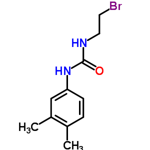 Urea,n-(2-bromoethyl)-n-(3,4-dimethylphenyl)-Structure,23417-39-2Structure Urea,n-(2-bromoethyl)-n-(3,4-dimethylphenyl)- Structure,23417-39-2Structure