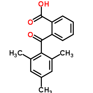 Benzoic acid,2-(2,4,6-trimethylbenzoyl)-Structure,2346-67-0Structure Benzoic acid,2-(2,4,6-trimethylbenzoyl)- Structure,2346-67-0Structure