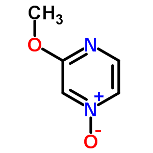 Pyrazine, 2-methoxy-,4-oxideStructure,23902-69-4Structure Pyrazine, 2-methoxy-,4-oxide Structure,23902-69-4Structure