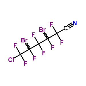 2,4-Dibromo-5-chlorooctafluoropentanonitrileStructure,240800-52-6Structure 2,4-Dibromo-5-chlorooctafluoropentanonitrile Structure,240800-52-6Structure