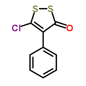 3H-1,2-dithiol-3-one,5-chloro-4-phenyl-Structure,2425-05-0Structure 3H-1,2-dithiol-3-one,5-chloro-4-phenyl- Structure,2425-05-0Structure