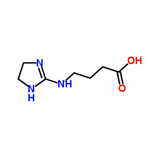 4-(4,5-Dihydro-1h-imidazol-2-ylamino)butyric acidStructure,24341-66-0Structure 4-(4,5-Dihydro-1h-imidazol-2-ylamino)butyric acid Structure,24341-66-0Structure