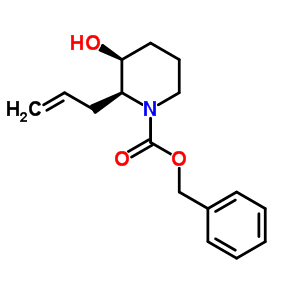(2S*,3s*)-benzyl 2-allyl-3-hydroxy-1-piperidinecarboxylateStructure,244056-94-8Structure (2S*,3s*)-benzyl 2-allyl-3-hydroxy-1-piperidinecarboxylate Structure,244056-94-8Structure