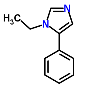 1-乙基-5-苯基咪唑結(jié)構(gòu)式_24463-50-1結(jié)構(gòu)式