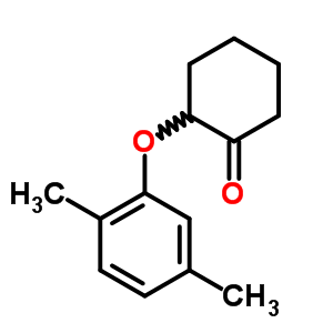 Cyclohexanone,2-(2,5-dimethylphenoxy)-Structure,24493-26-3Structure Cyclohexanone,2-(2,5-dimethylphenoxy)- Structure,24493-26-3Structure