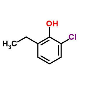 Phenol, 2-chloro-6-ethyl-Structure,24539-93-3Structure Phenol, 2-chloro-6-ethyl- Structure,24539-93-3Structure