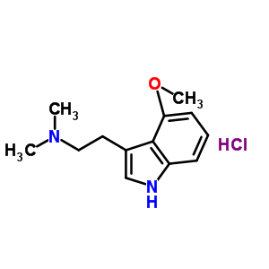 2-(4-Methoxy-1h-indol-3-yl)-n,n-dimethylethanamine hydrochloride (1:1)Structure,24581-42-8Structure 2-(4-Methoxy-1h-indol-3-yl)-n,n-dimethylethanamine hydrochloride (1:1) Structure,24581-42-8Structure