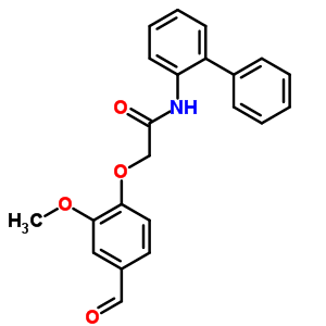 2-(4-甲?；?2-甲氧基苯氧基)乙酸, n-(2-聯(lián)苯)酰胺結(jié)構(gòu)式_247592-93-4結(jié)構(gòu)式