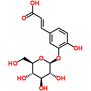 Caffeic acid 3-beta-d-glucosideStructure,24959-81-7Structure Caffeic acid 3-beta-d-glucoside Structure,24959-81-7Structure