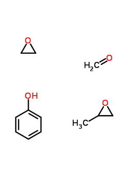 甲醛與甲基環(huán)氧乙烷, 環(huán)氧乙烷和苯酚聚合物結(jié)構(gòu)式_25134-86-5結(jié)構(gòu)式