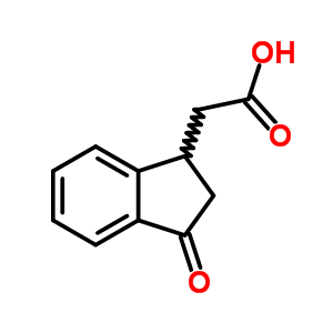 2-(3-Oxo-2,3-dihydro-1h-inden-1-yl)acetic acidStructure,25173-12-0Structure 2-(3-Oxo-2,3-dihydro-1h-inden-1-yl)acetic acid Structure,25173-12-0Structure
