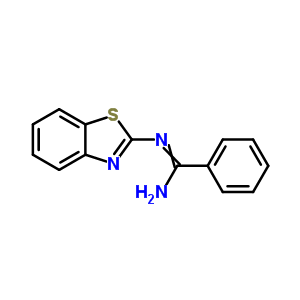 Benzenecarboximidamide,n-2-benzothiazolyl-Structure,2522-25-0Structure Benzenecarboximidamide,n-2-benzothiazolyl- Structure,2522-25-0Structure