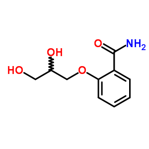Benzamide,2-(2,3-dihydroxypropoxy)-Structure,25238-94-2Structure Benzamide,2-(2,3-dihydroxypropoxy)- Structure,25238-94-2Structure