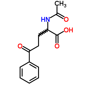 Benzenepentanoic acid, a-(acetylamino)-d-oxo-Structure,2545-56-4Structure Benzenepentanoic acid, a-(acetylamino)-d-oxo- Structure,2545-56-4Structure