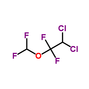 2,2-Dichloro-1,1-difluoroethyl difluoromethyl etherStructure,25600-63-9Structure 2,2-Dichloro-1,1-difluoroethyl difluoromethyl ether Structure,25600-63-9Structure