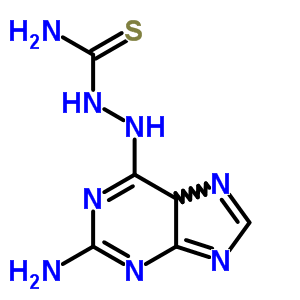 Hydrazinecarbothioamide,2-(2-amino-9h-purin-6-yl)-Structure,25732-32-5Structure Hydrazinecarbothioamide,2-(2-amino-9h-purin-6-yl)- Structure,25732-32-5Structure