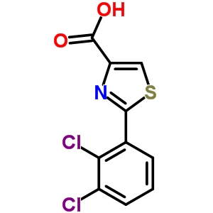 2-(2,3-dichloro-phenyl)-thiazole-4-carboxylic acidStructure,257876-07-6Structure 2-(2,3-dichloro-phenyl)-thiazole-4-carboxylic acid Structure,257876-07-6Structure