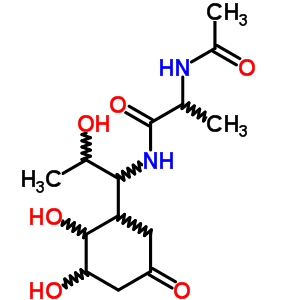 (8CI)-2-乙酰氨基-N-[1-(2,3-二羥基-5-氧代環(huán)己基)-2-羥基丙基]-丙酰胺結(jié)構(gòu)式_25834-39-3結(jié)構(gòu)式