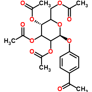 4-Acetylphenyl 2,3,4,6-tetra-o-acetylhexopyranosideStructure,25876-45-3Structure 4-Acetylphenyl 2,3,4,6-tetra-o-acetylhexopyranoside Structure,25876-45-3Structure