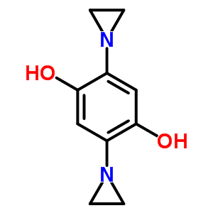 1,4-Benzenediol,2,5-bis(1-aziridinyl)-Structure,2588-34-3Structure 1,4-Benzenediol,2,5-bis(1-aziridinyl)- Structure,2588-34-3Structure