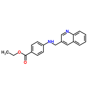 4-(Quinolin-3-ylmethylamino)benzoic acid ethyl esterStructure,25927-76-8Structure 4-(Quinolin-3-ylmethylamino)benzoic acid ethyl ester Structure,25927-76-8Structure