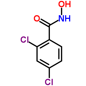 Benzamide,2,4-dichloro-n-hydroxy-Structure,2593-23-9Structure Benzamide,2,4-dichloro-n-hydroxy- Structure,2593-23-9Structure