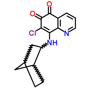 8-(雙環(huán)[2.2.1]庚-2-基氨基)-7-氯-5,6-喹啉二酮結(jié)構(gòu)式_25943-52-6結(jié)構(gòu)式