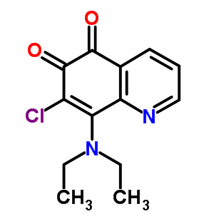 7-氯-8-(二乙基氨基)-5,6-喹啉二酮結(jié)構(gòu)式_25943-57-1結(jié)構(gòu)式