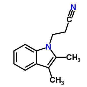 2,3-Dimethylindole-1-propanenitrileStructure,26019-47-6Structure 2,3-Dimethylindole-1-propanenitrile Structure,26019-47-6Structure