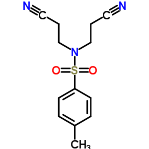 Benzenesulfonamide,n,n-bis(2-cyanoethyl)-4-methyl-Structure,2619-16-1Structure Benzenesulfonamide,n,n-bis(2-cyanoethyl)-4-methyl- Structure,2619-16-1Structure