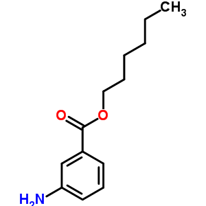 Benzoic acid, 3-amino-,hexyl esterStructure,26273-19-8Structure Benzoic acid, 3-amino-,hexyl ester Structure,26273-19-8Structure