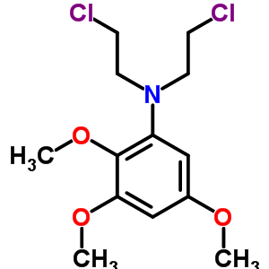 Benzenamine,n,n-bis(2-chloroethyl)-2,3,5-trimethoxy-Structure,27077-08-3Structure Benzenamine,n,n-bis(2-chloroethyl)-2,3,5-trimethoxy- Structure,27077-08-3Structure