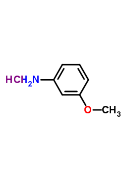 M-氨基苯甲醚鹽酸鹽結(jié)構(gòu)式_27191-09-9結(jié)構(gòu)式